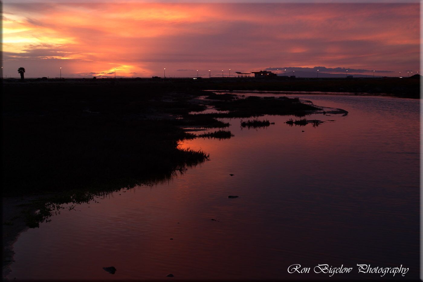 Ron Bigelow Photography - Sunset Over Marsh